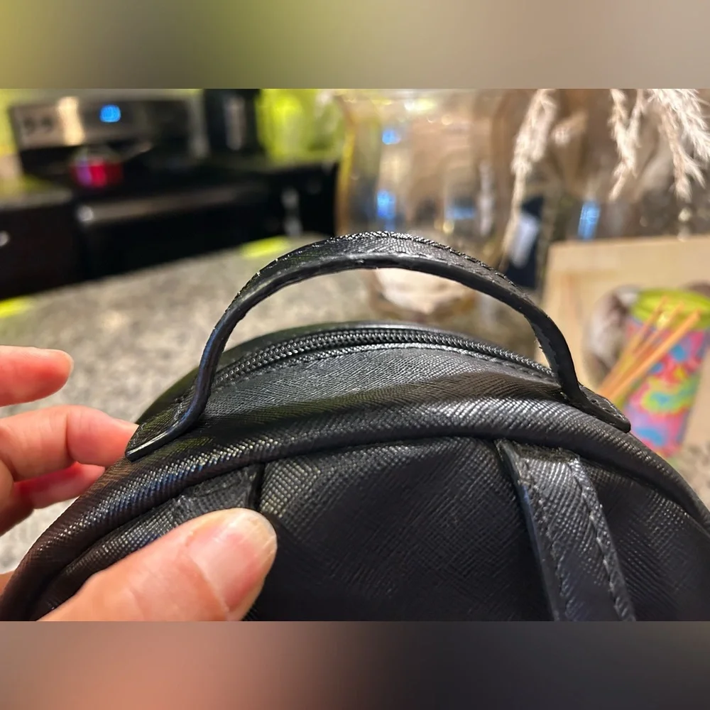 Kate Spade Black Glitter Backpack Greta Court Sammi